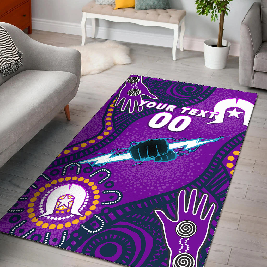 (Custom Personalised) Storm Rugby NAIDOC 2022 Aboriginal Area Rug 