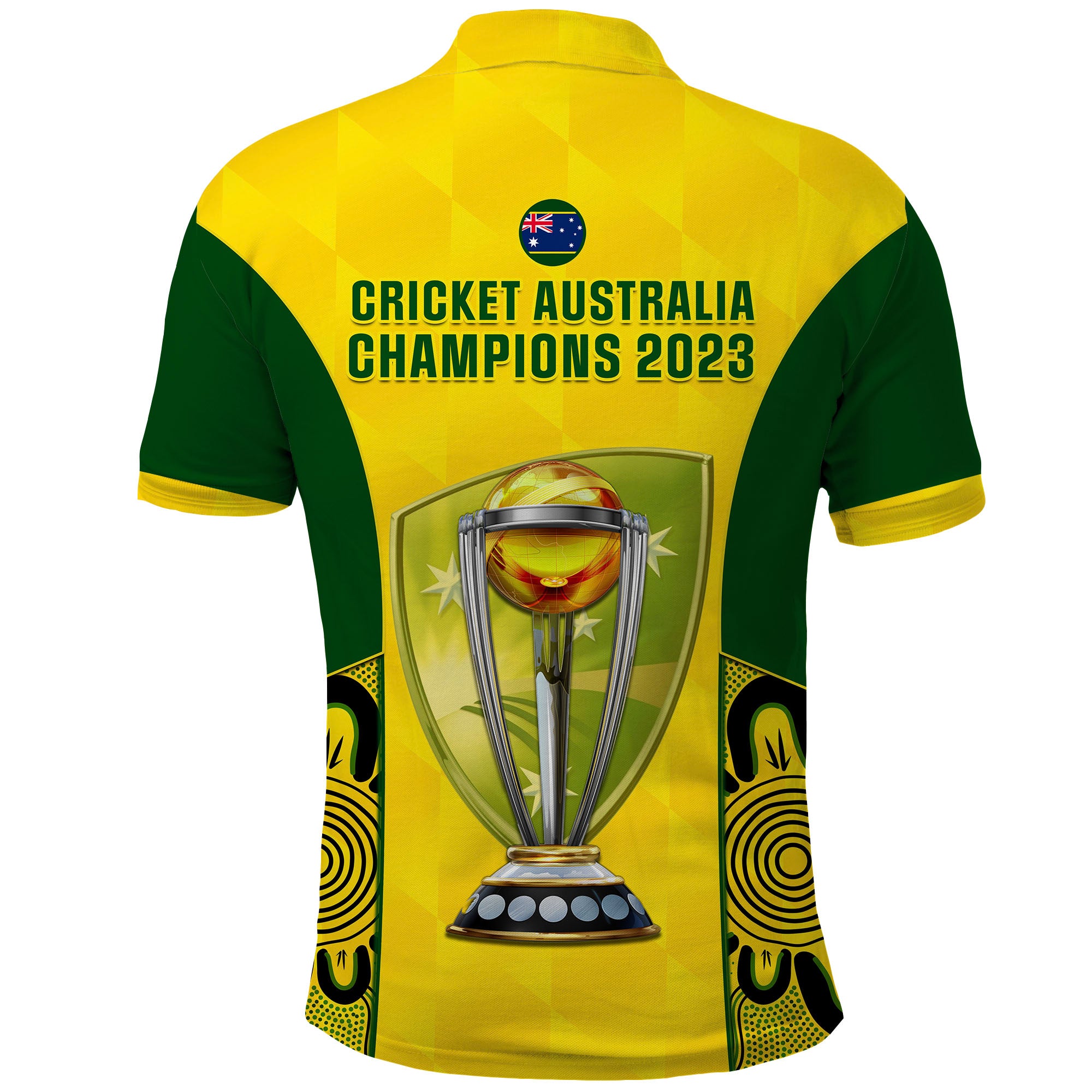 Australia Cricket Polo Shirt Champions World Cup 2023 LT14