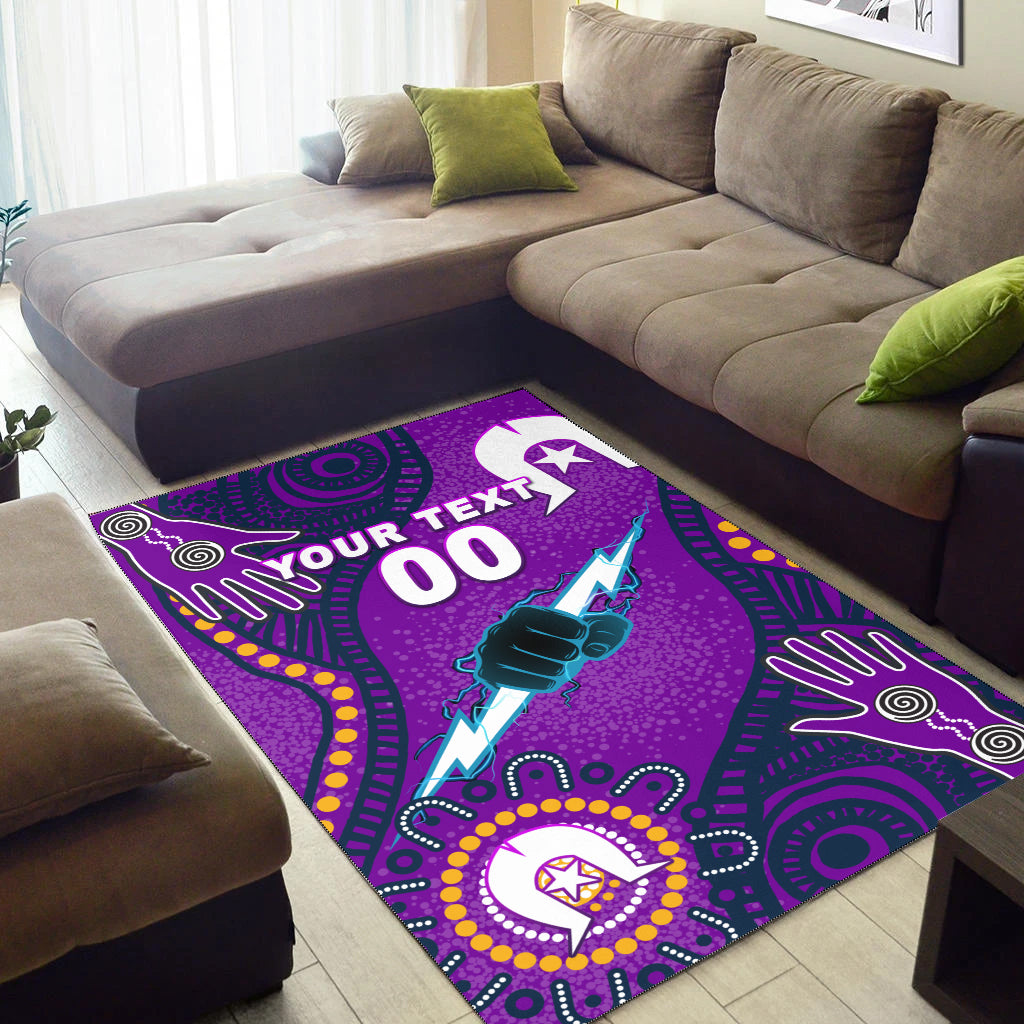 (Custom Personalised) Storm Rugby NAIDOC 2022 Aboriginal Area Rug - LT12