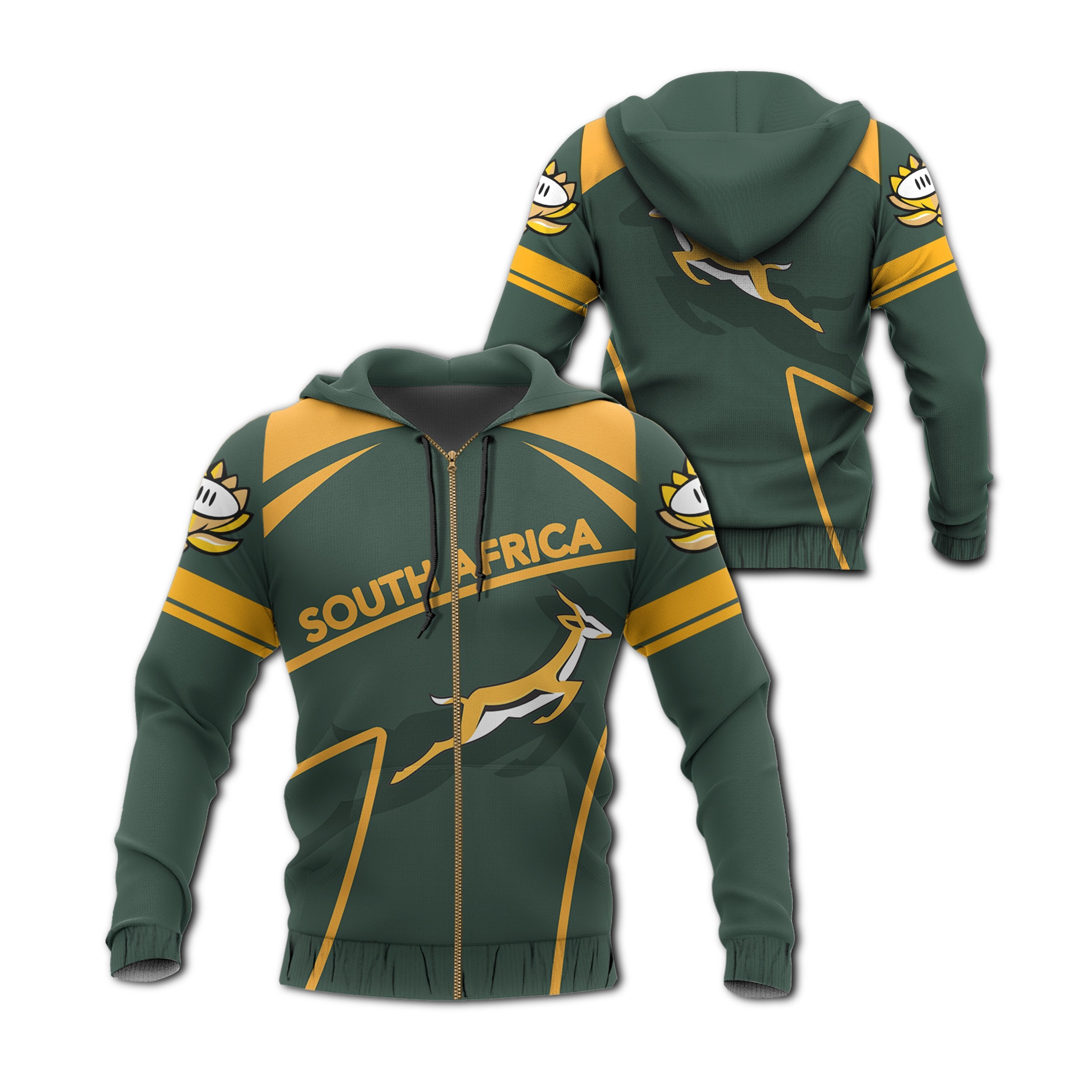 South Africa Springboks Hoodie - Scorpio Style