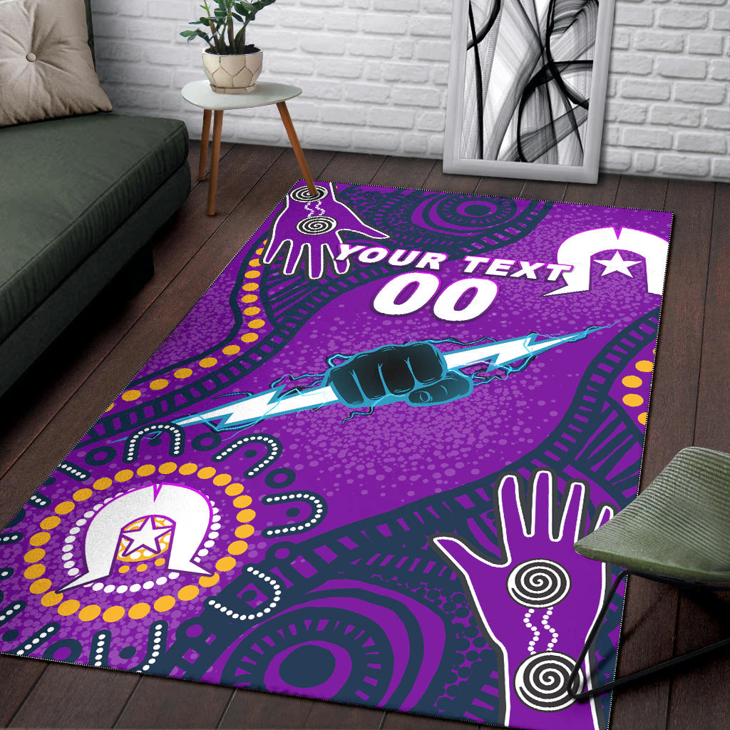 (Custom Personalised) Storm Rugby NAIDOC 2022 Aboriginal Area Rug - LT12