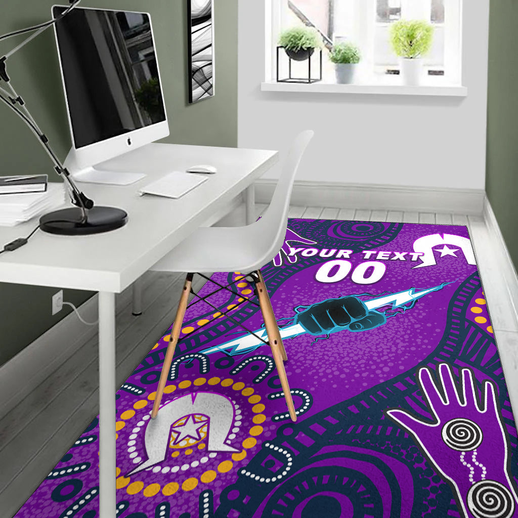 (Custom Personalised) Storm Rugby NAIDOC 2022 Aboriginal Area Rug - LT12