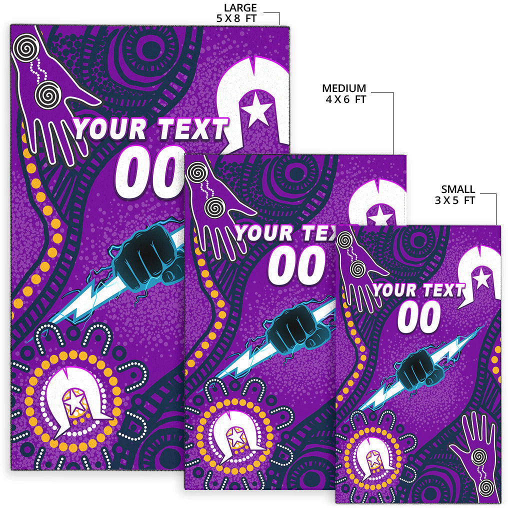 (Custom Personalised) Storm Rugby NAIDOC 2022 Aboriginal Area Rug - LT12