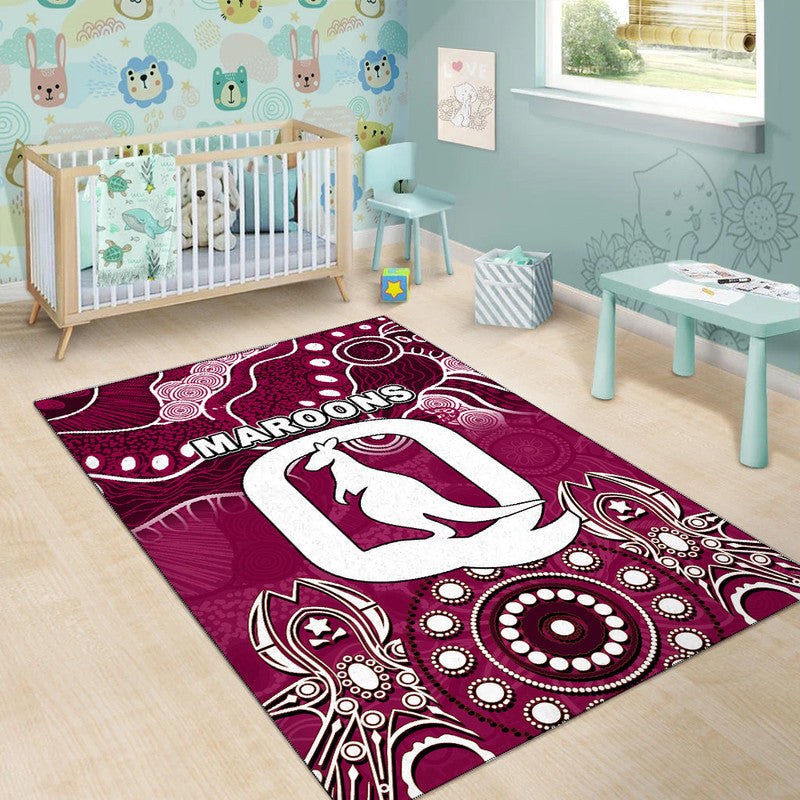 queensland-maroons-area-rug-aboriginal