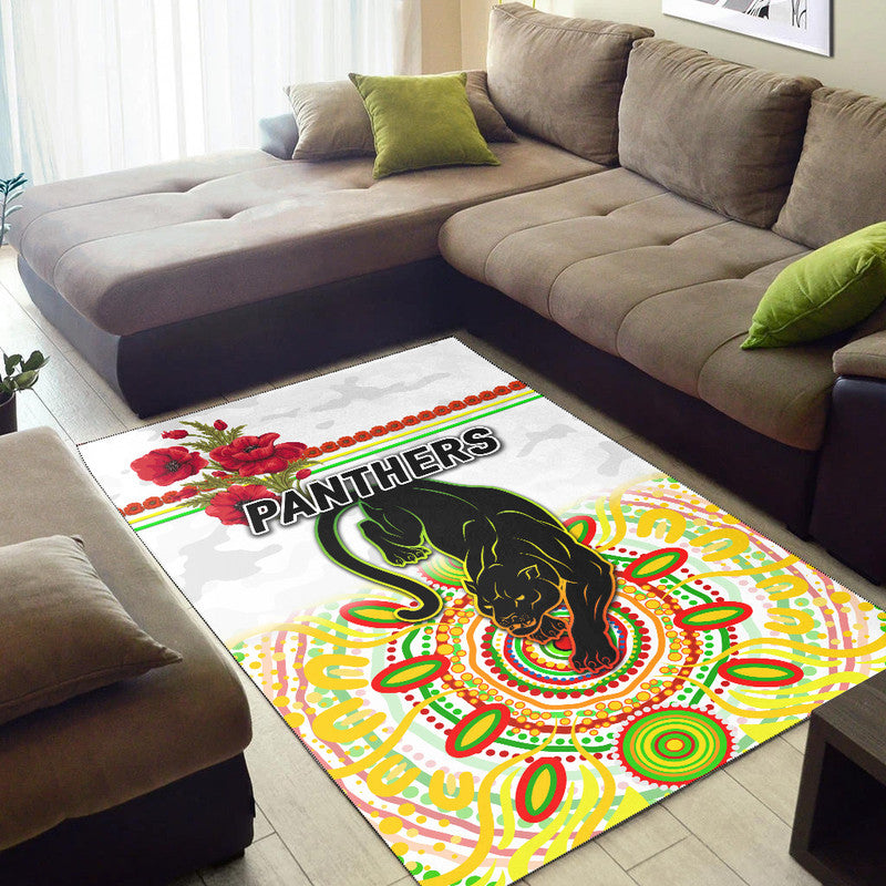 penrith-panthers-anzac-2022-area-rug-indigenous-vibes-white-lt8