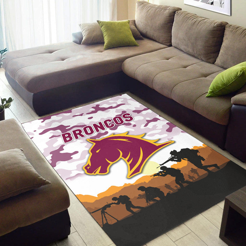 brisbane-broncos-anzac-2022-area-rug-simple-style-white-lt8