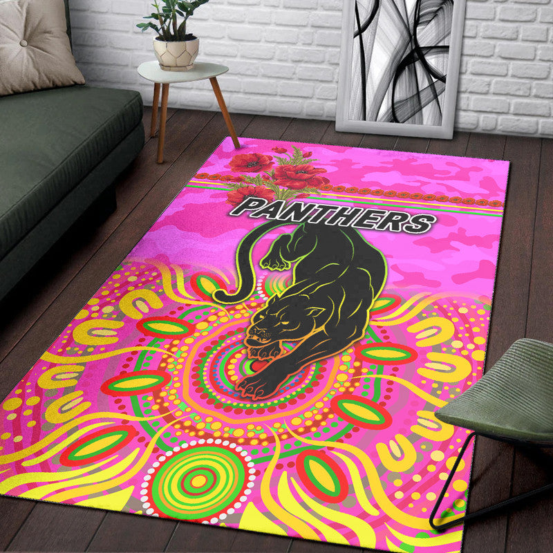 penrith-panthers-anzac-2022-area-rug-indigenous-vibes-pink-lt8