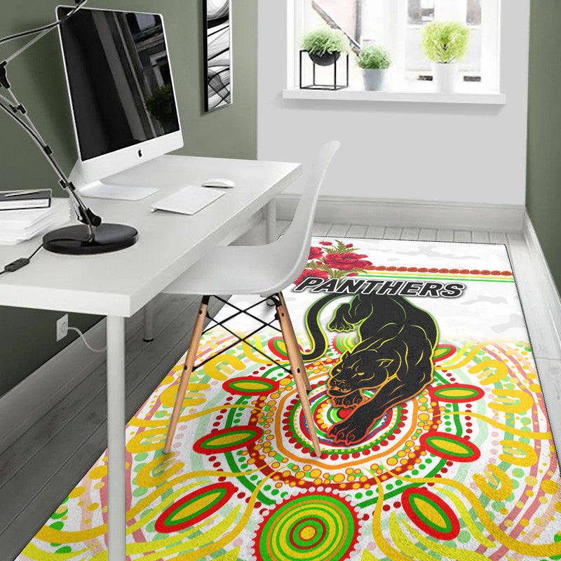 penrith-panthers-anzac-2022-area-rug-indigenous-vibes-white-lt8