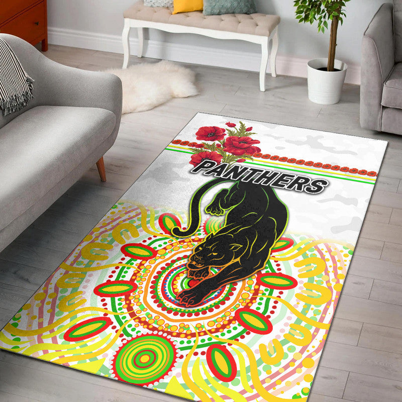 penrith-panthers-anzac-2022-area-rug-indigenous-vibes-white-lt8