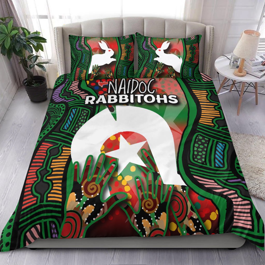 naidoc-rabbitohs-bedding-set-torres-strait-islander