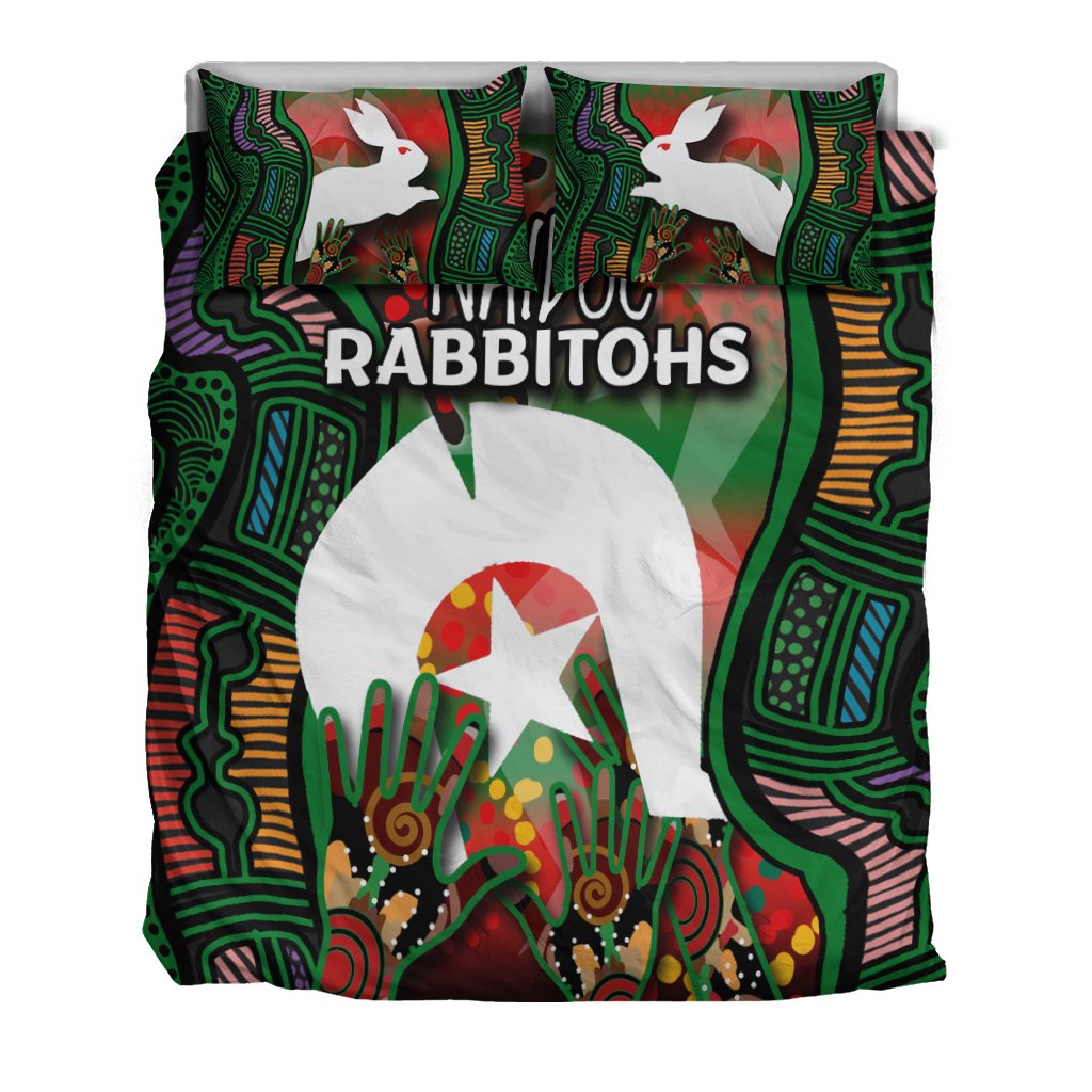 naidoc-rabbitohs-bedding-set-torres-strait-islander