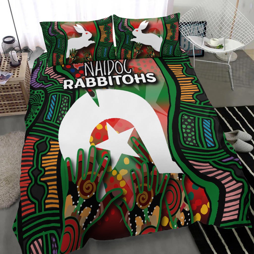 naidoc-rabbitohs-bedding-set-torres-strait-islander