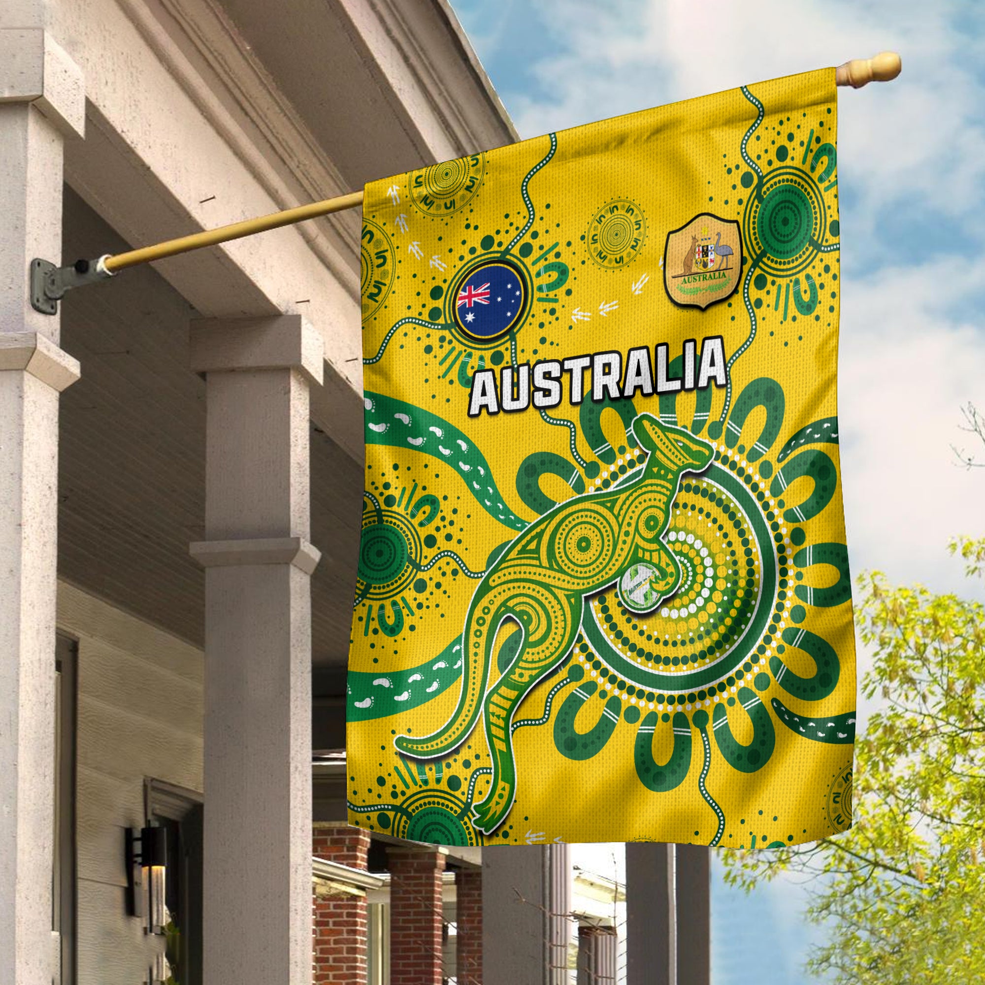 Australia Soccer Flag Kangaroos Matildas 2023 FIFA Womens World Cup LT14