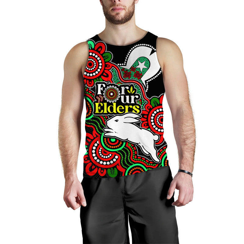 custom-personalised-rabbitohs-rugby-men-tank-top-naidoc-torres-strait-for-our-elders