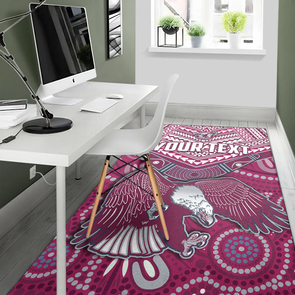 custom-personalised-sea-eagles-rugby-area-rug-aborginal-and-polynesia-manly-warringah