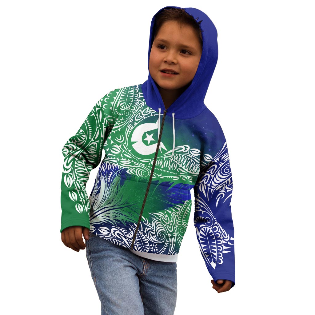 Torres Strait Islanders Kid Hoodie - Feather Torres Aether BN15T