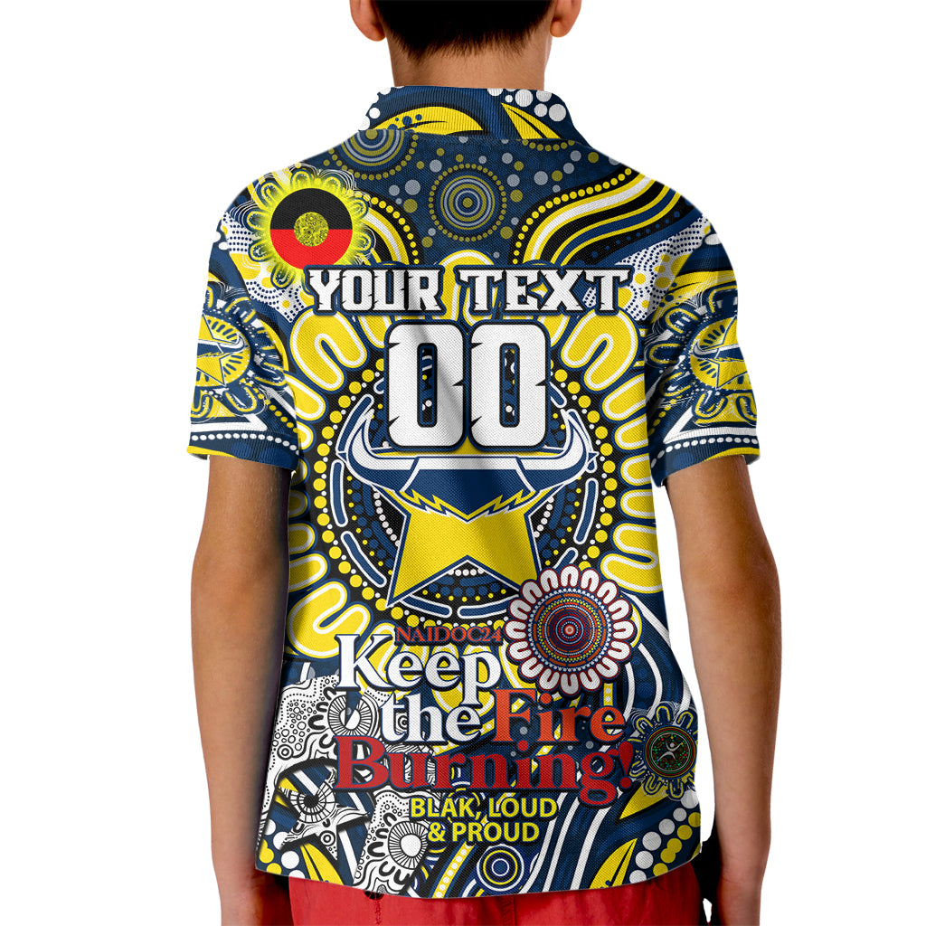 Custom NAIDOC Week 2024 Cowboys Kid Polo Shirt Mascot Rugby DT02 – Vibe ...