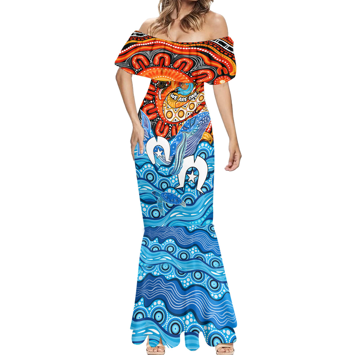 aboriginal-and-torres-strait-islands-mermaid-dress-we-are-one