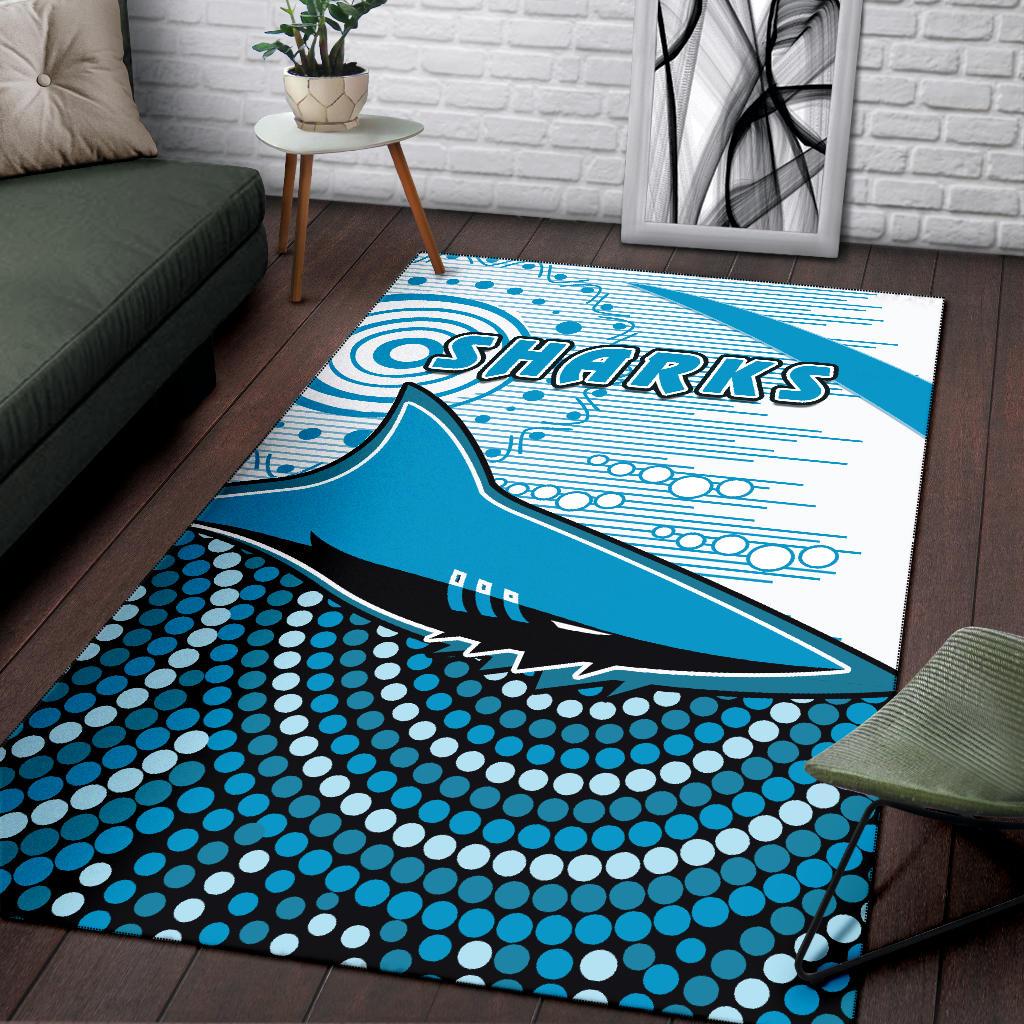 sharks-area-rug-cronulla-indigenous-unique