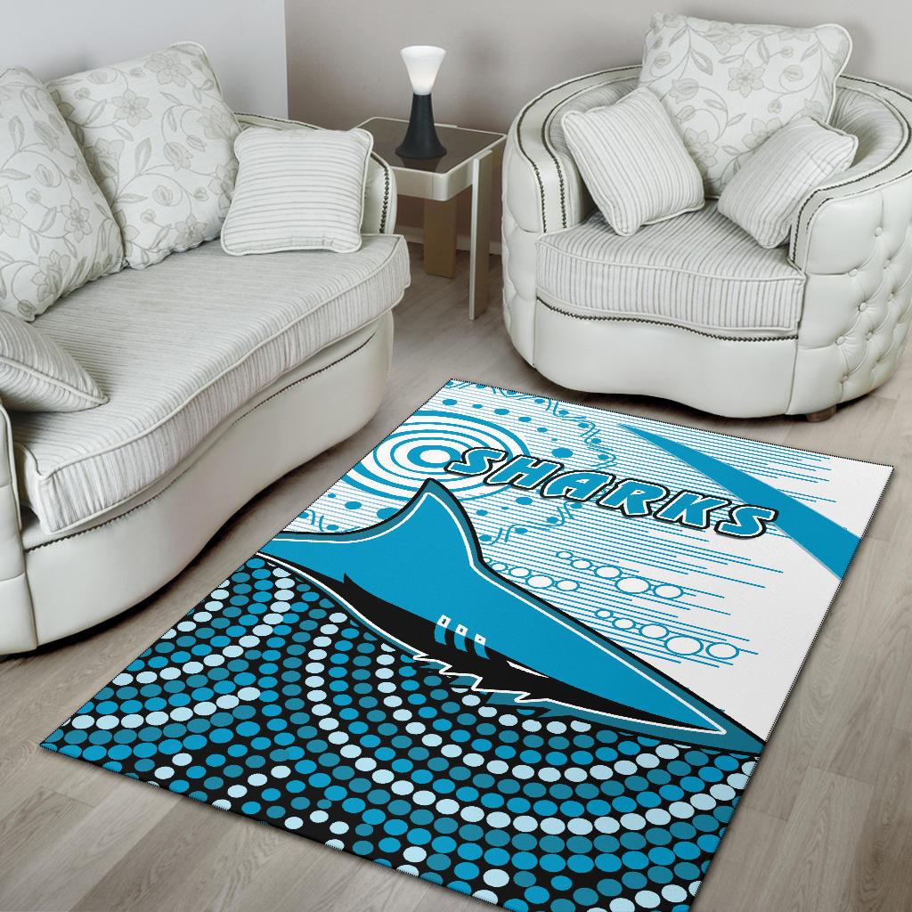 sharks-area-rug-cronulla-indigenous-unique