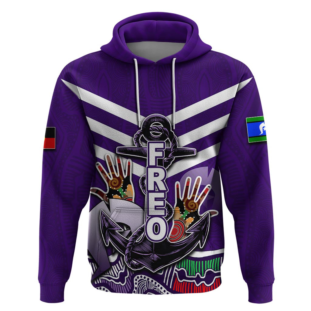 (Custom Personalised) NAIDOC Fremantle Zip Hoodie Freo Torres Strait Islanders LT6