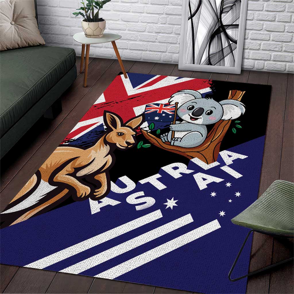 Australia Kangaroo Koala Together Area Rug Special Edition