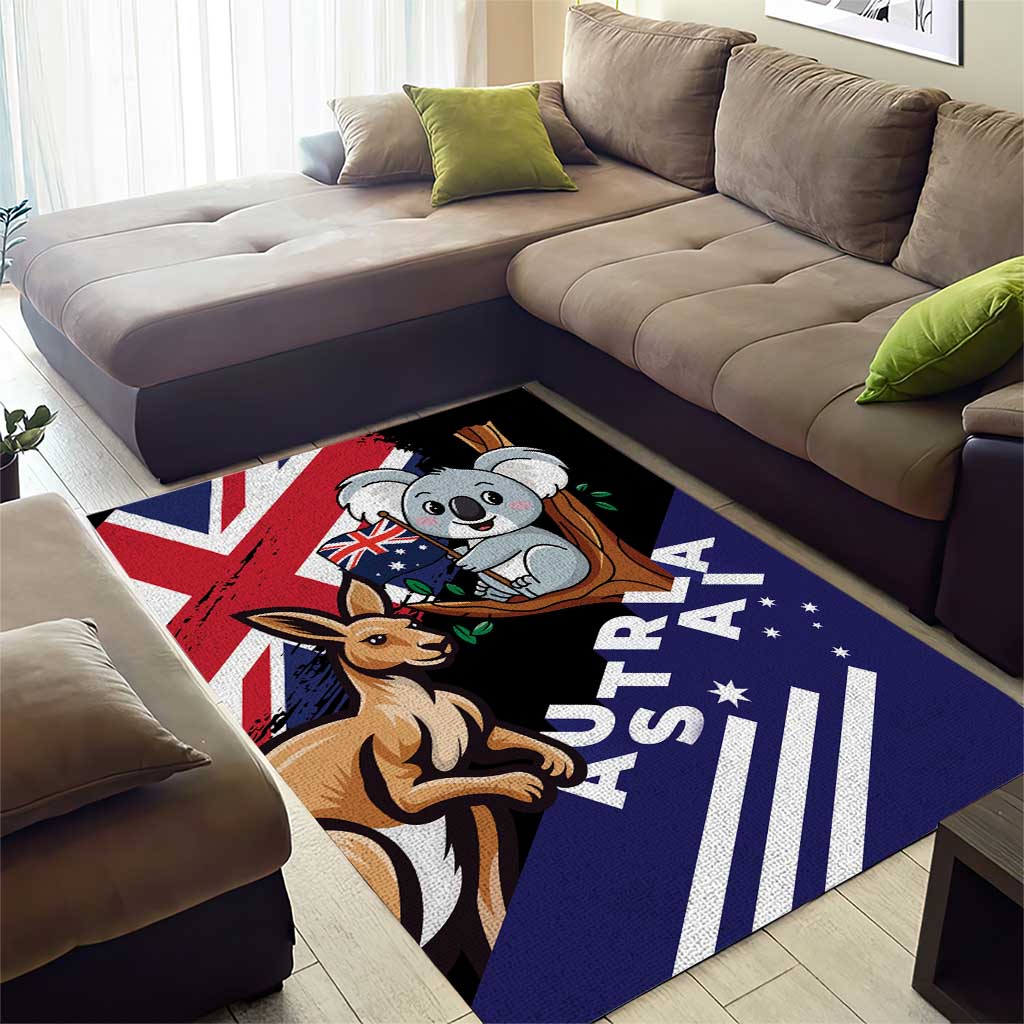 Australia Kangaroo Koala Together Area Rug Special Edition