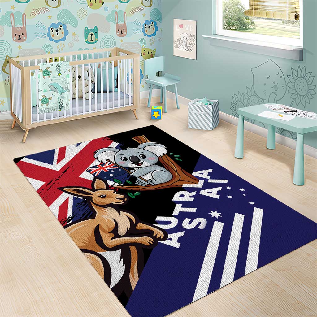 Australia Kangaroo Koala Together Area Rug Special Edition