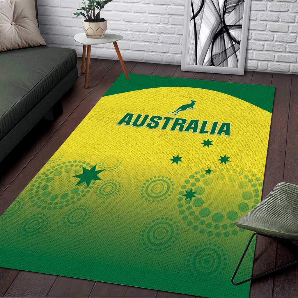 Australia Cricket Area Rug Go Champions Aussies