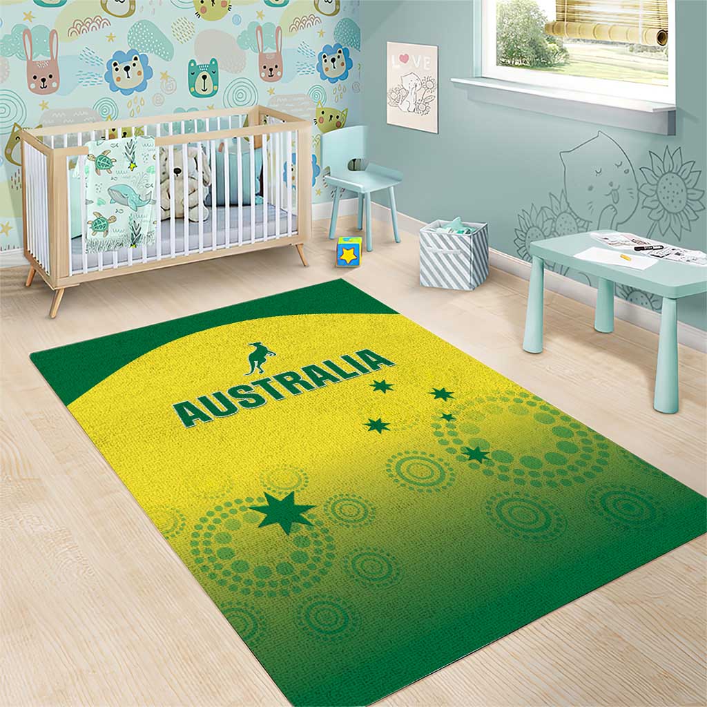 Australia Cricket Area Rug Go Champions Aussies