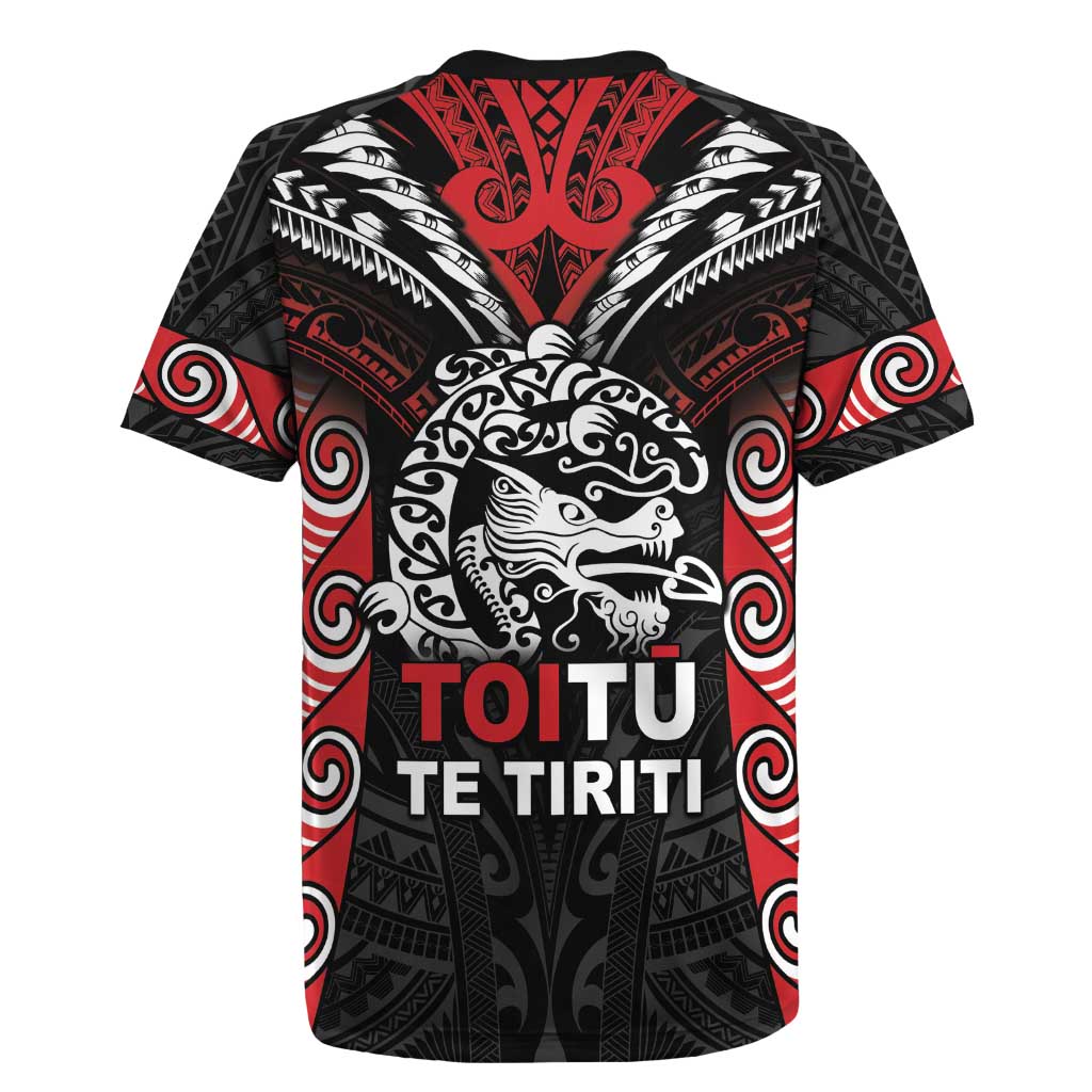 Aotearoa Mana Maori Rugby Jersey Toitu Te Tiriti