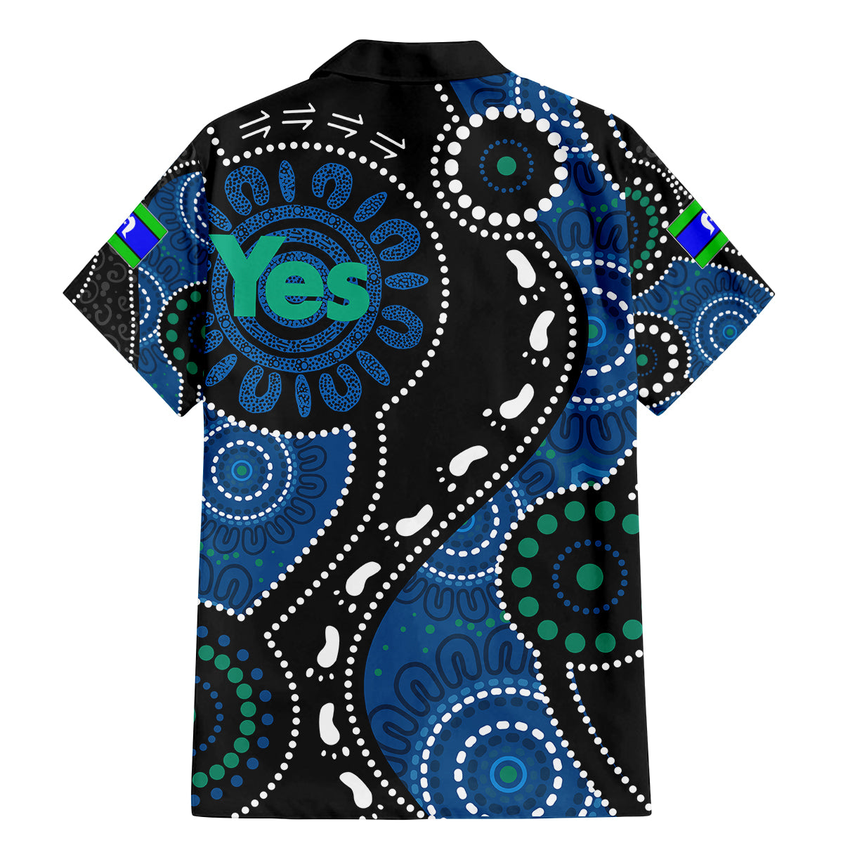 australia-indigenous-family-matching-mermaid-dress-and-hawaiian-shirt-vote-yes-aboriginal-torres-strait