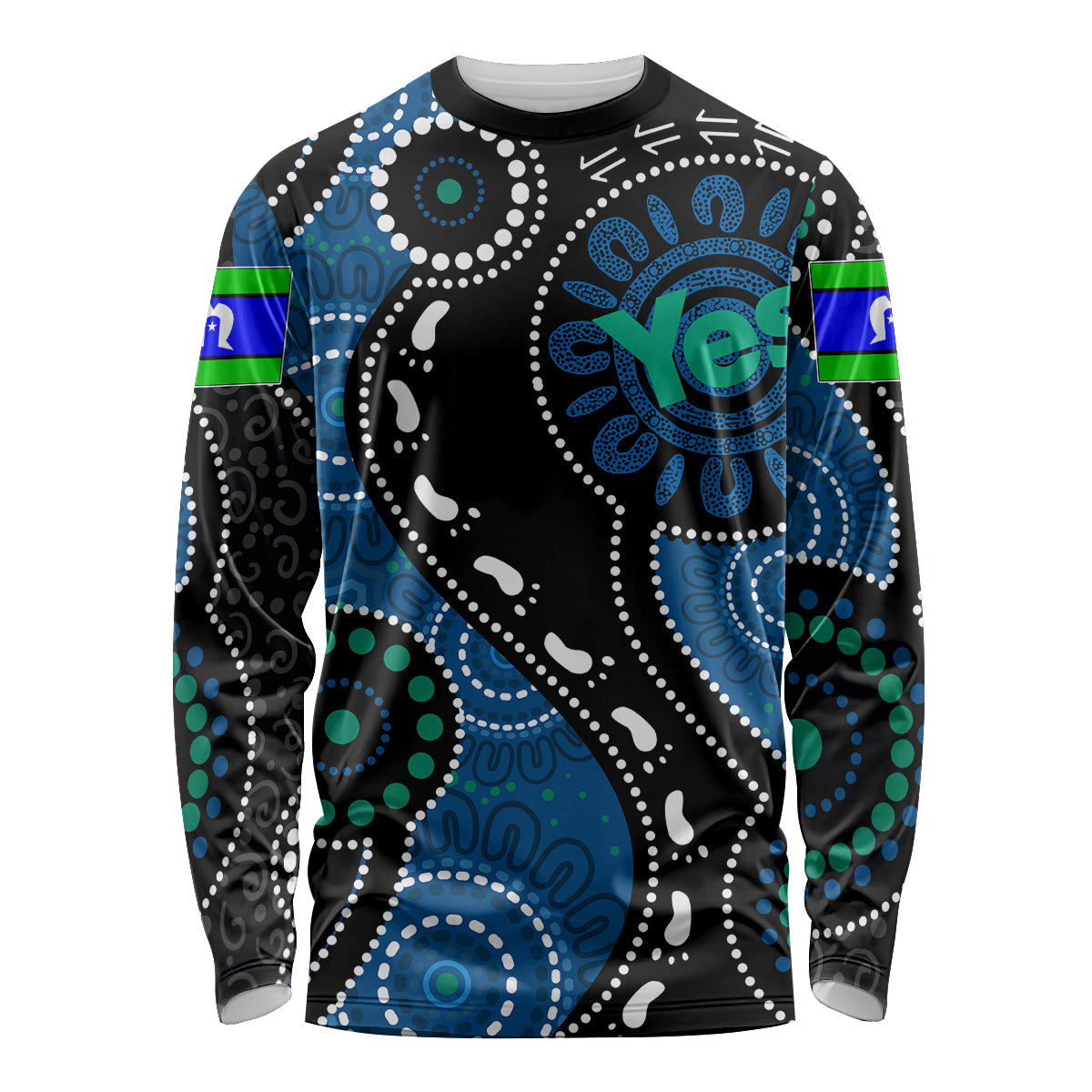 australia-indigenous-long-sleeve-shirt-vote-yes-aboriginal-torres-strait