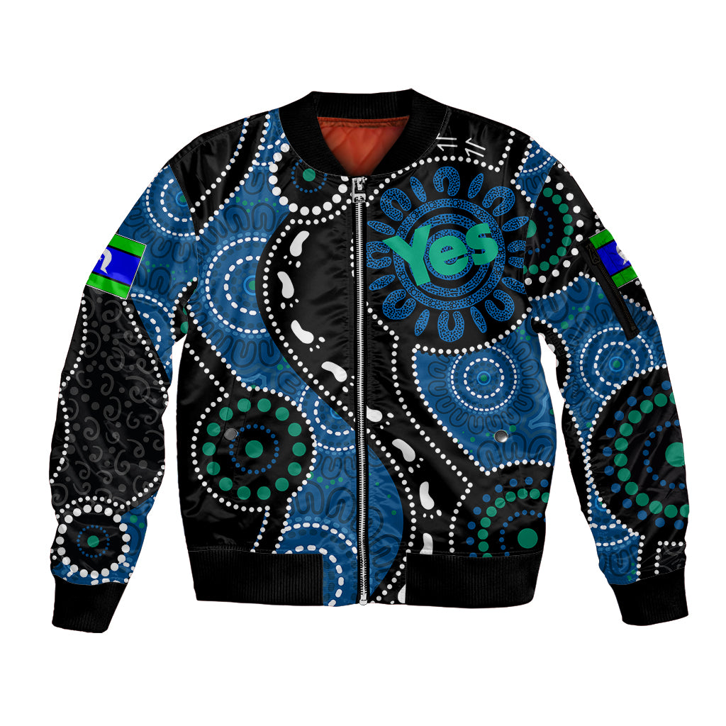 australia-indigenous-sleeve-zip-bomber-jacket-vote-yes-aboriginal-torres-strait