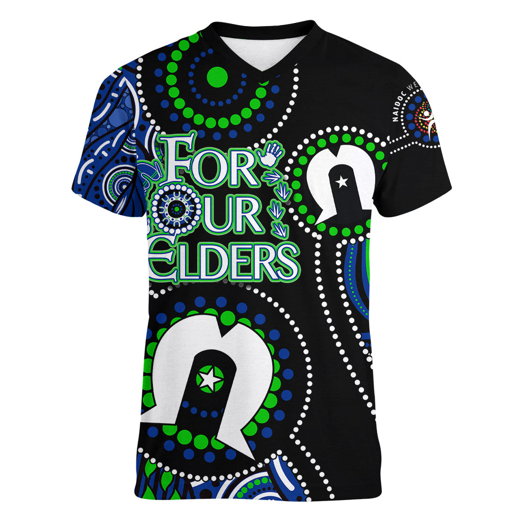 personalised-naidoc-2023-women-v-neck-t-shirt-torres-strait-for-our-elders