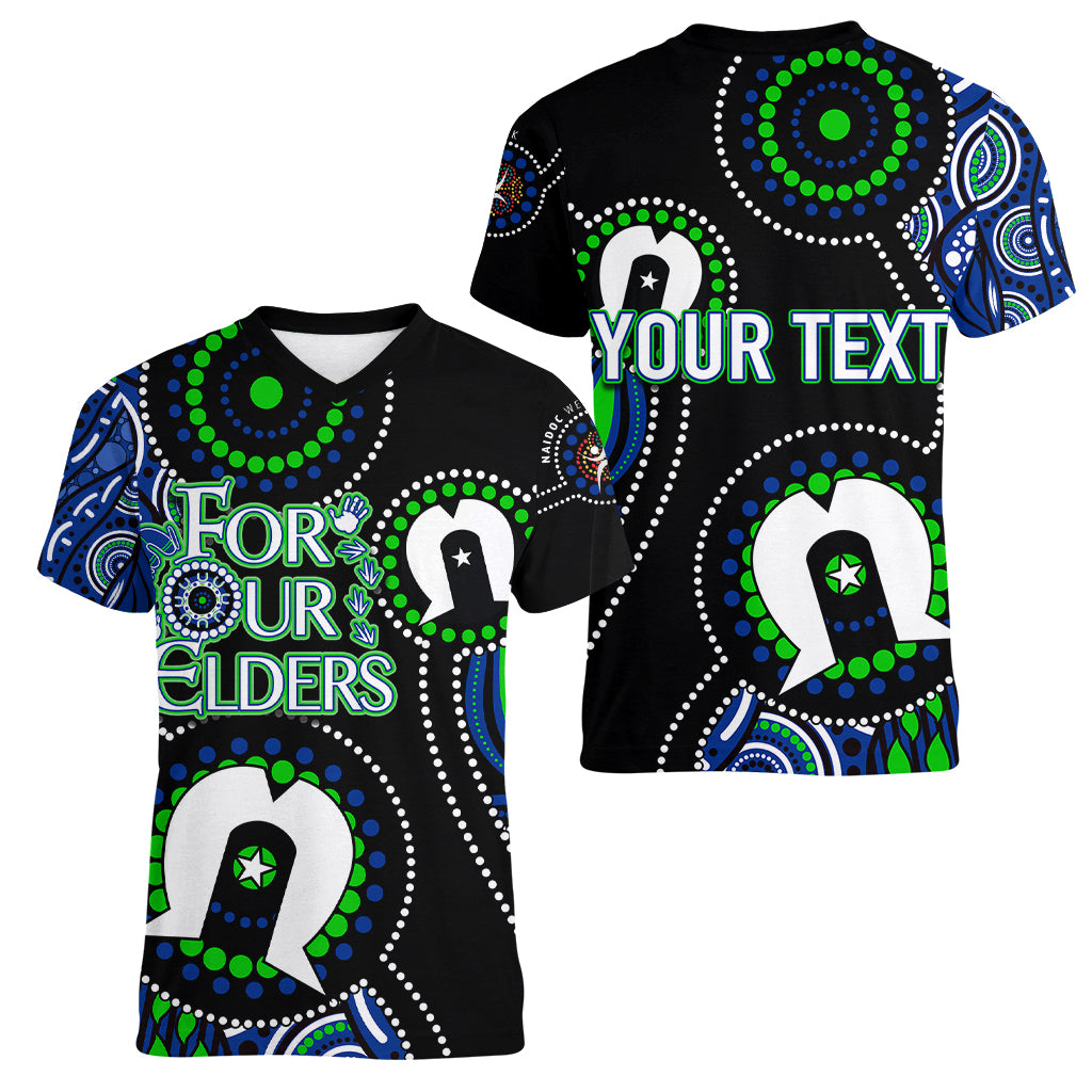 personalised-naidoc-2023-women-v-neck-t-shirt-torres-strait-for-our-elders