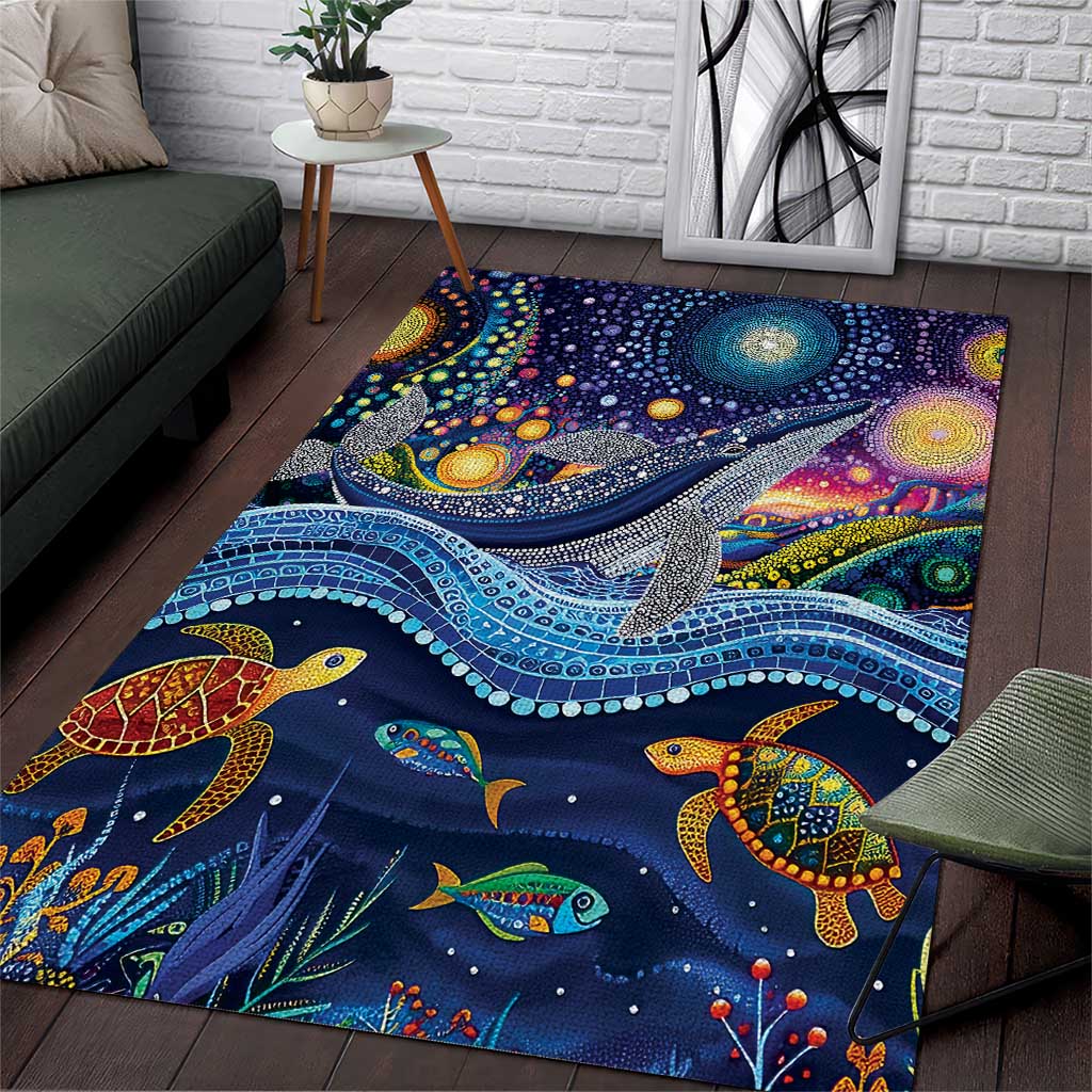 Heal Country Heal Our Nation Aboriginal Dreamtime Area Rug