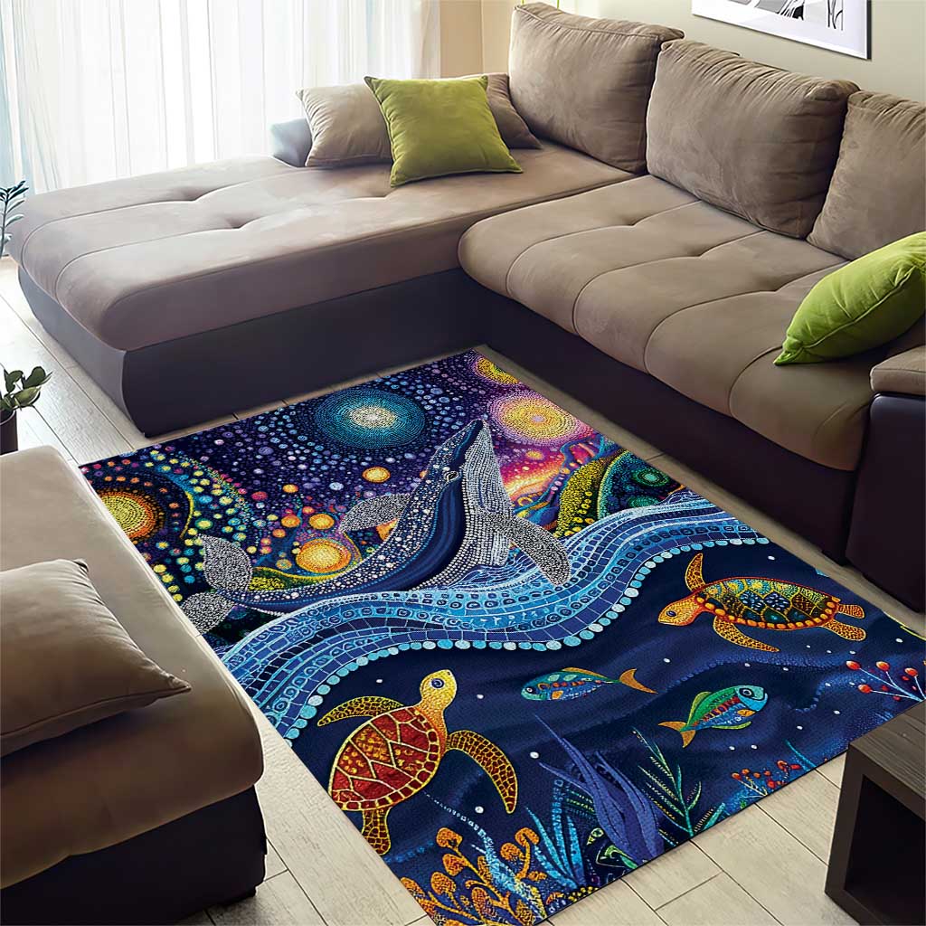 Heal Country Heal Our Nation Aboriginal Dreamtime Area Rug