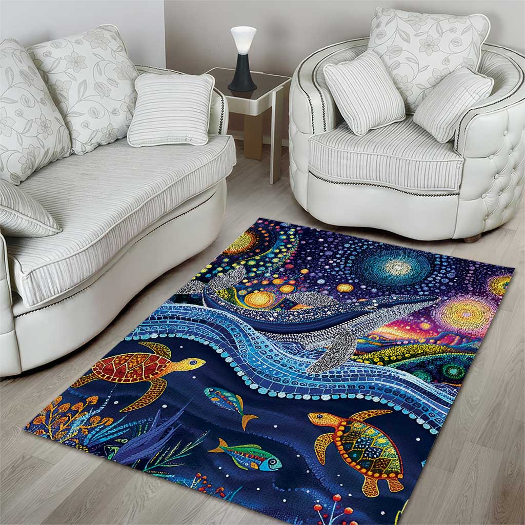 Heal Country Heal Our Nation Aboriginal Dreamtime Area Rug