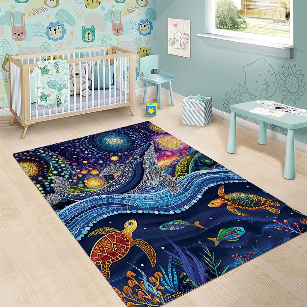 Heal Country Heal Our Nation Aboriginal Dreamtime Area Rug