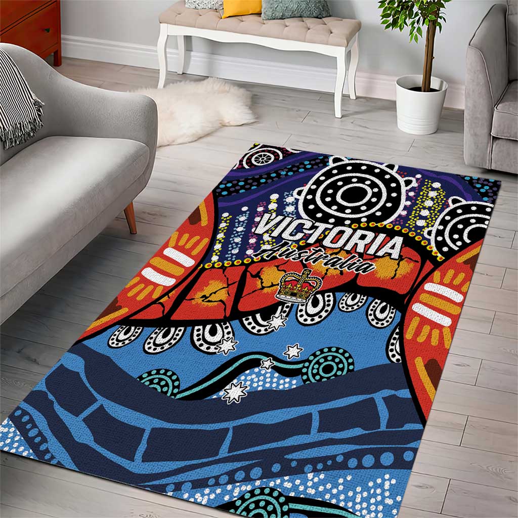 Australia Victoria State Area Rug Peace and Prosperity