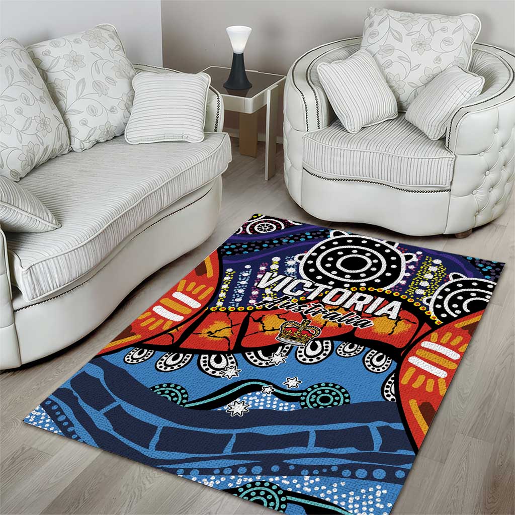 Australia Victoria State Area Rug Peace and Prosperity