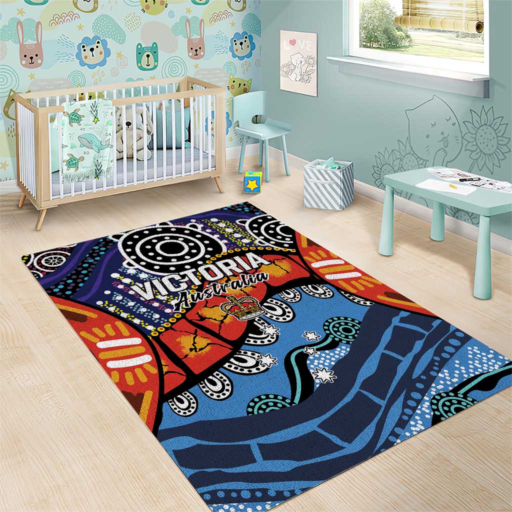 Australia Victoria State Area Rug Peace and Prosperity