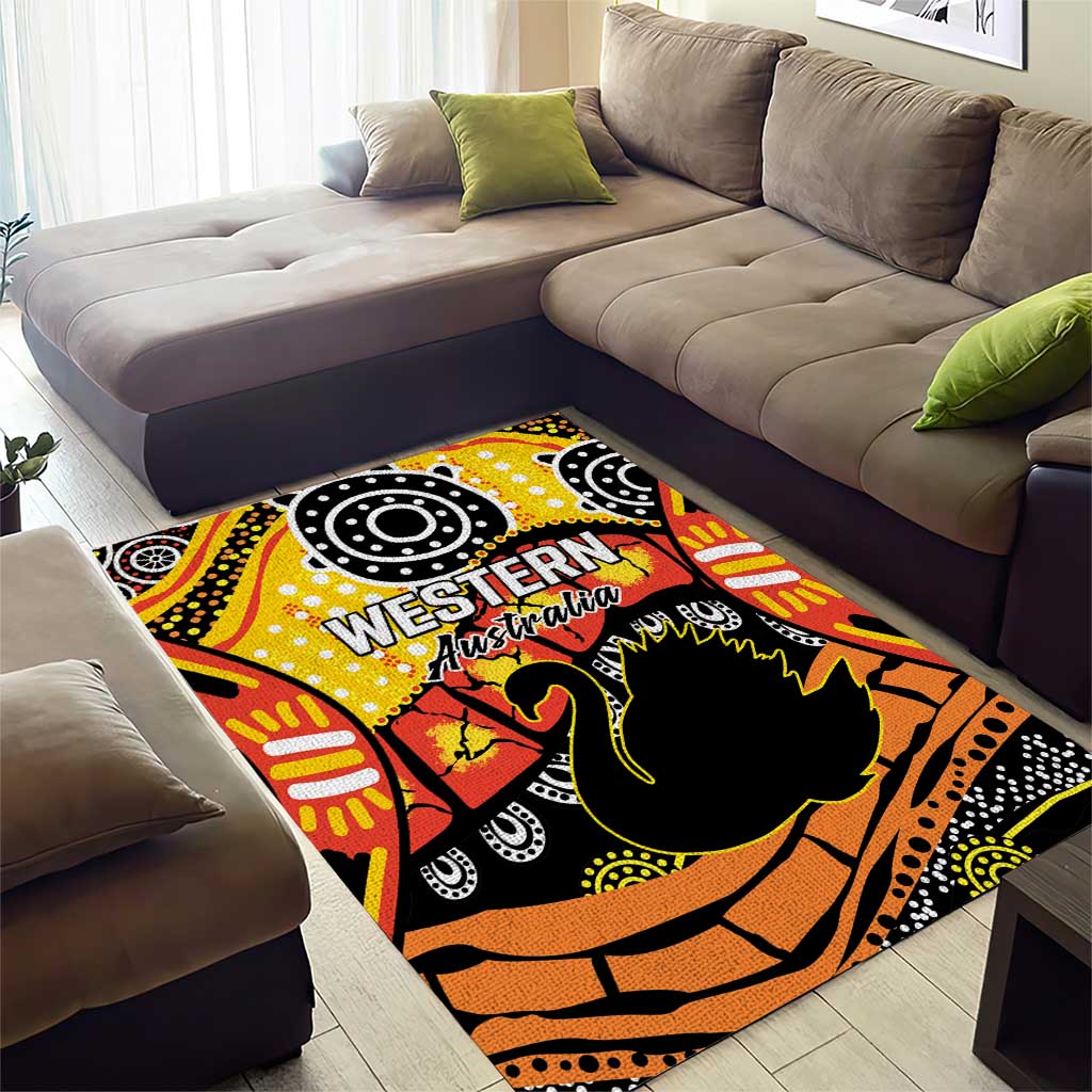 Western Australia Golden State Area Rug