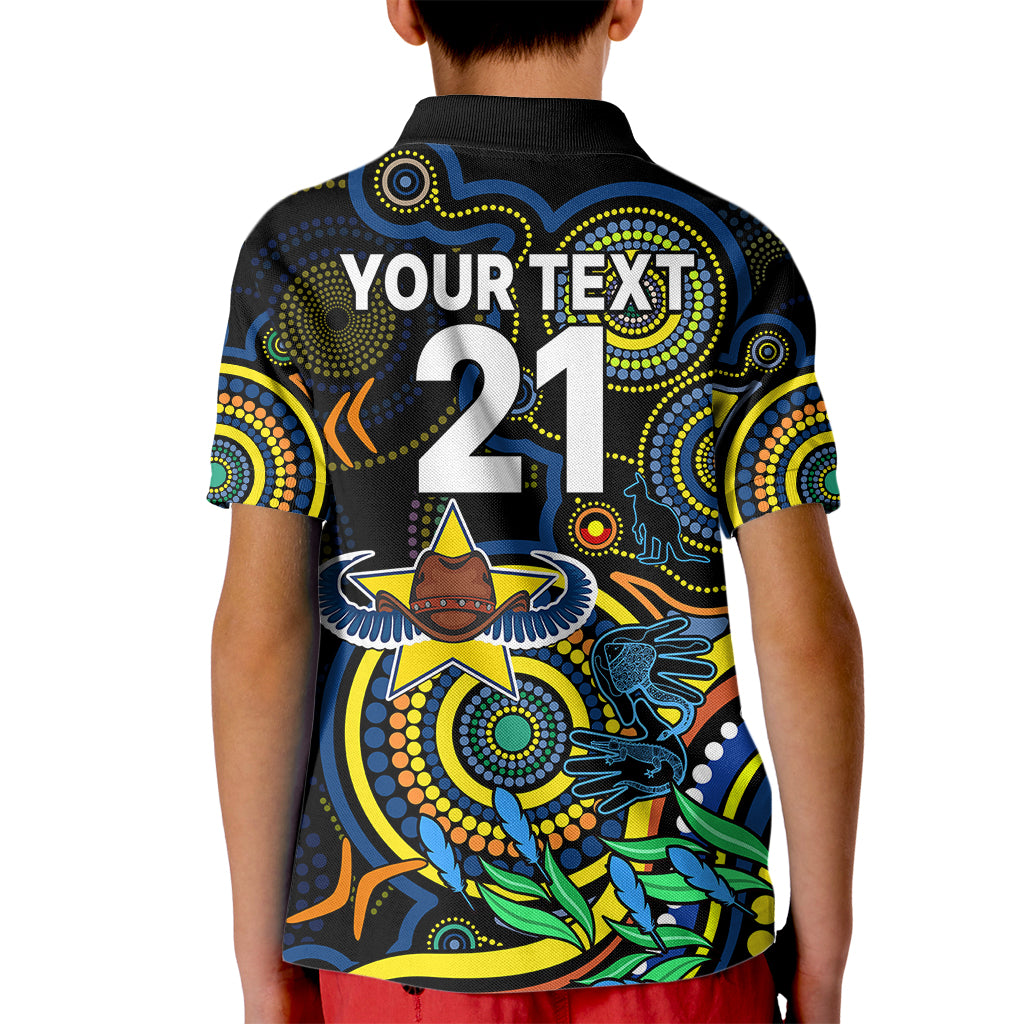 custom-cowboys-rugby-aboriginal-art-kid-polo-shirt-naidoc-indigenous-tribal