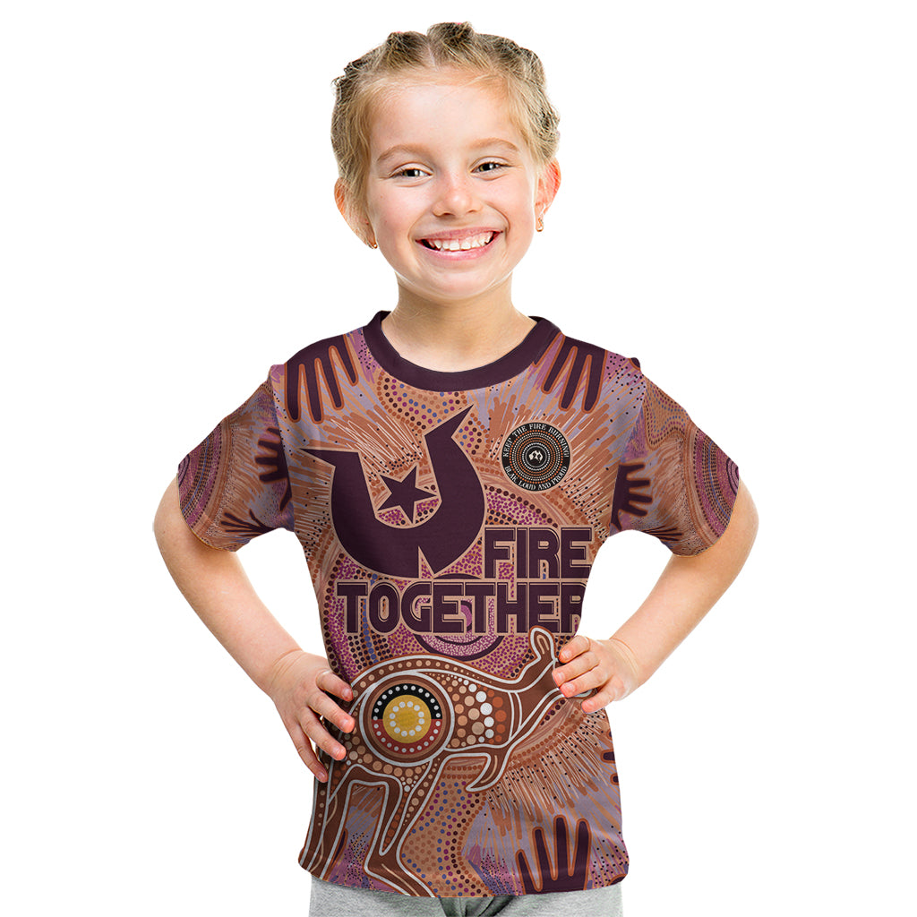 Fire Together NAIDOC 2024 Kid T Shirt Indigenous Cultural Spirit LT9 ...