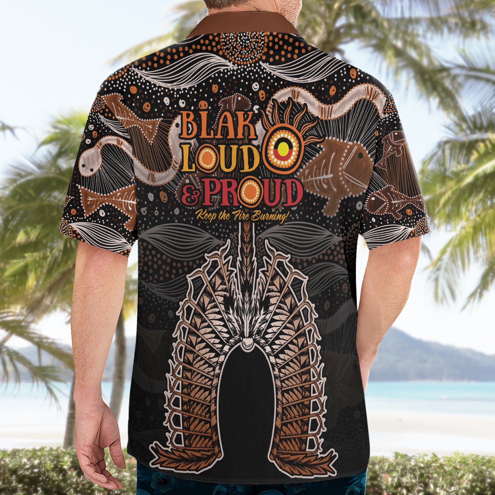 Torres Strait Islander NAIDOC 2024 Hawaiian Shirt Dhari Headdress Indigenous Cultural Spirit