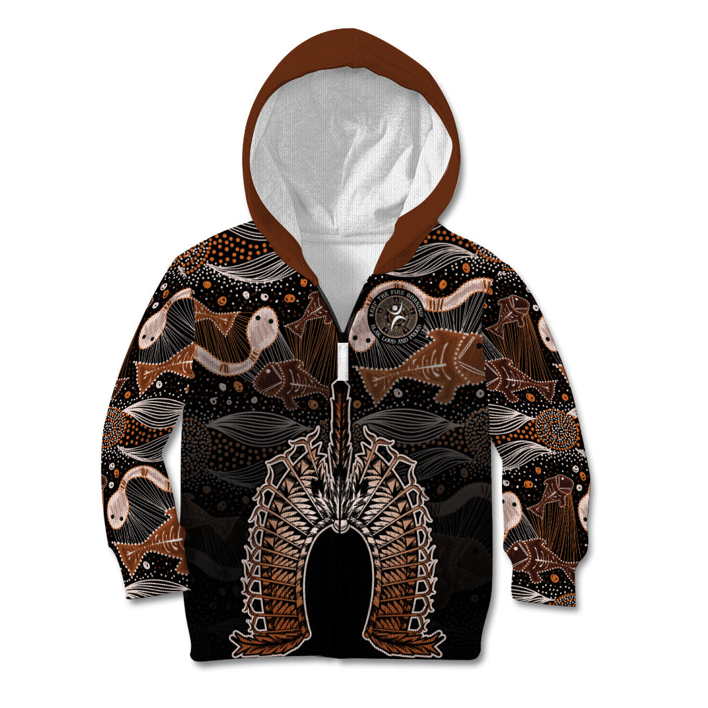 Torres Strait Islander NAIDOC 2024 Kid Hoodie Dhari Headdress Indigenous Cultural Spirit