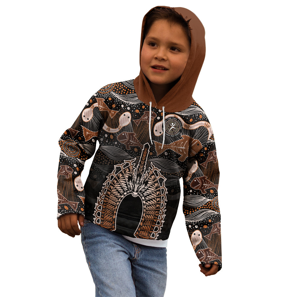 Torres Strait Islander NAIDOC 2024 Kid Hoodie Dhari Headdress Indigenous Cultural Spirit