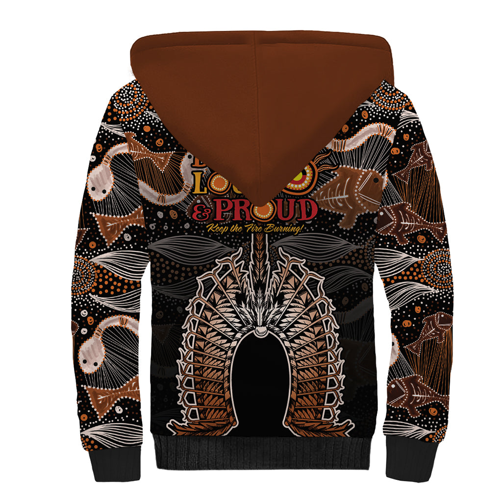 Torres Strait Islander NAIDOC 2024 Sherpa Hoodie Dhari Headdress Indigenous Cultural Spirit